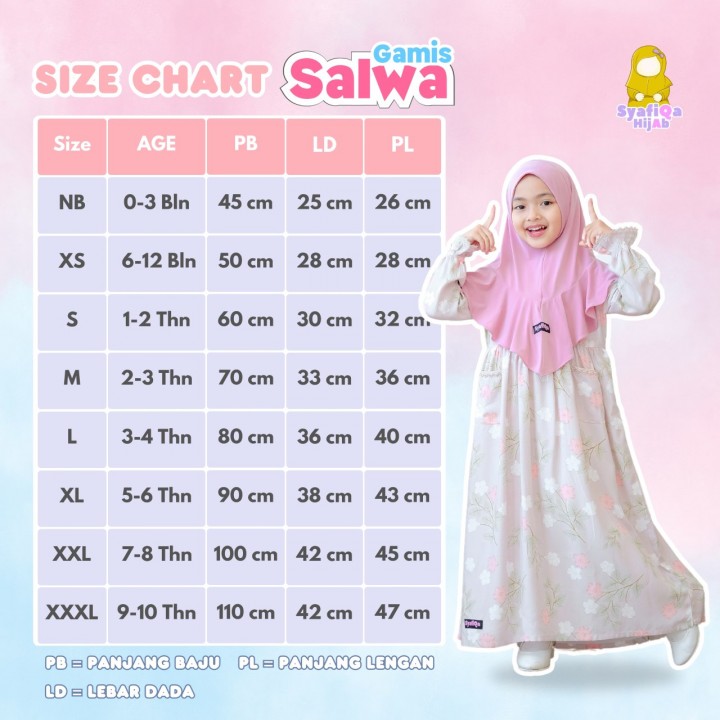 PO GAMIS SALWA BY SYAFIQA HIJAB