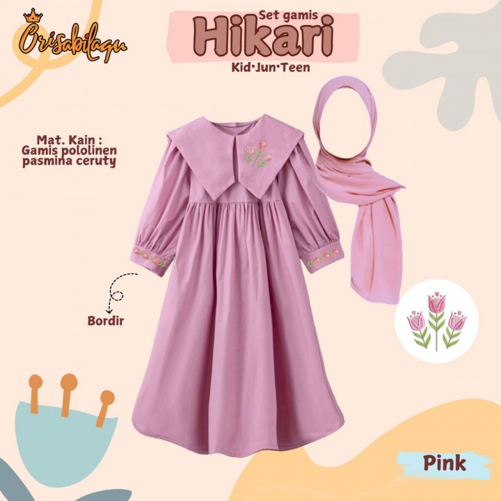 PO SET GAMIS HIKARI KIDS BY ORISABILAQU