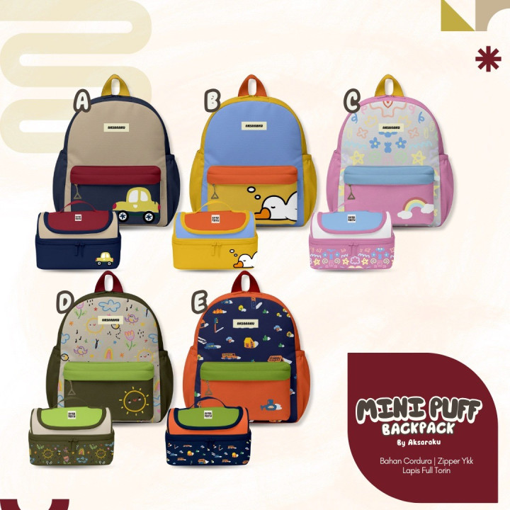 PO MINI PUFF BACKPACK BY AKSARAKU