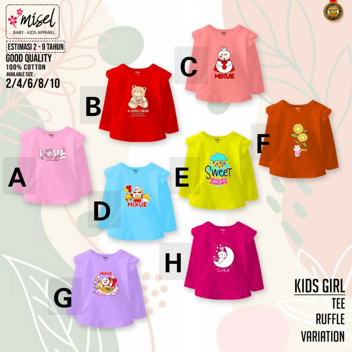 LONGSLEEVE RUFFLE MIXUE BY MISEL