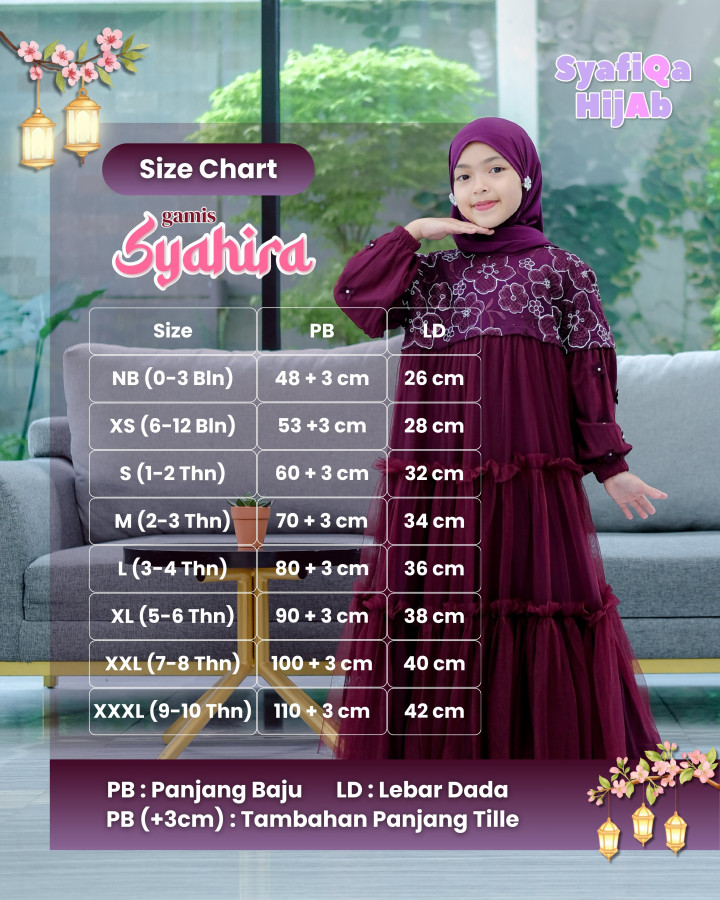 PO GAMIS SYAHIRA BY SYAFIQA