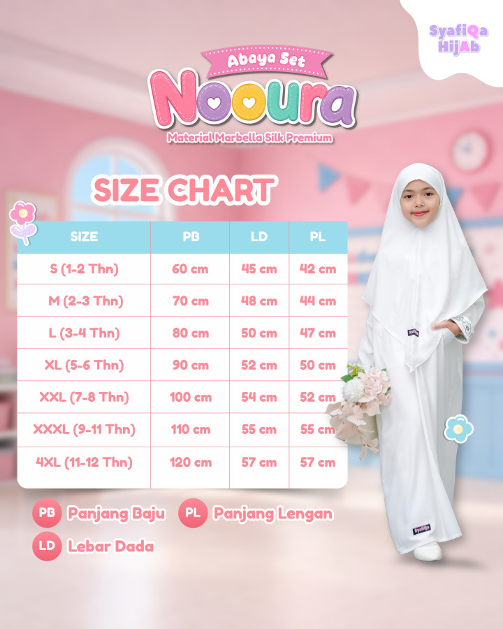 PO ABAYA SET NOURA BY SYAFIQA HIJAB