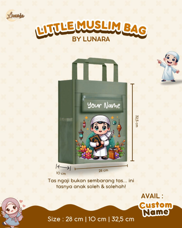 PO LITTLE MUSLIM BAG BY LUNARA