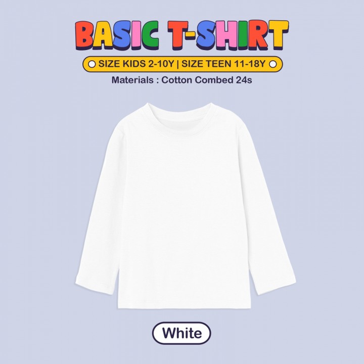 PANJANG KIDS KAOS POLOS ANAK KIYOO KIDS BY TUFLA