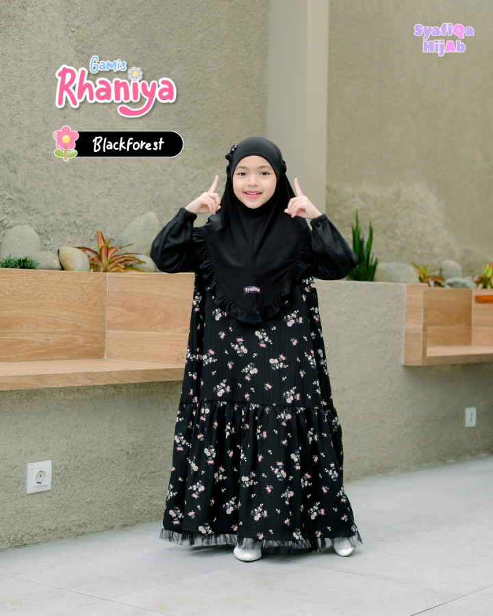PO GAMIS RHANIYA SET BY SYAFIQA HIJAB