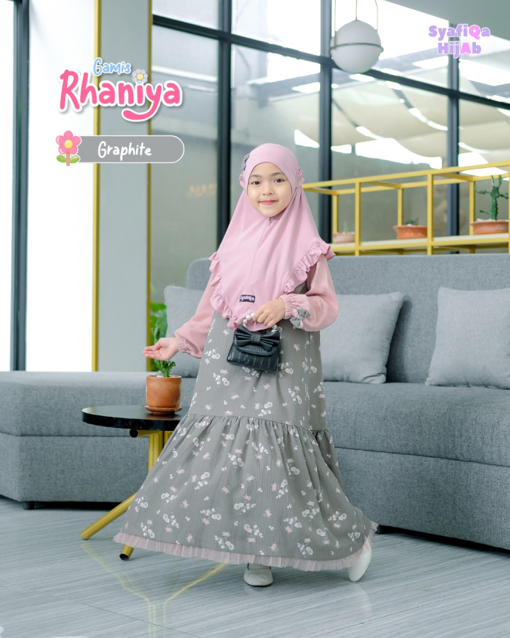 PO GAMIS RHANIYA SET BY SYAFIQA HIJAB