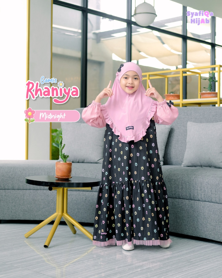 PO GAMIS RHANIYA SET BY SYAFIQA HIJAB