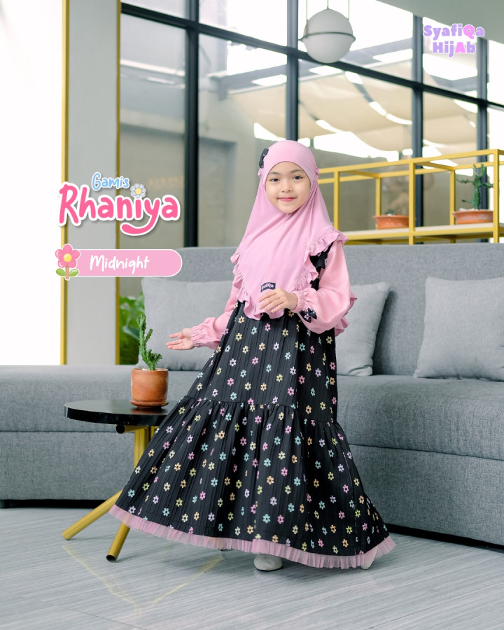 PO GAMIS RHANIYA SET BY SYAFIQA HIJAB