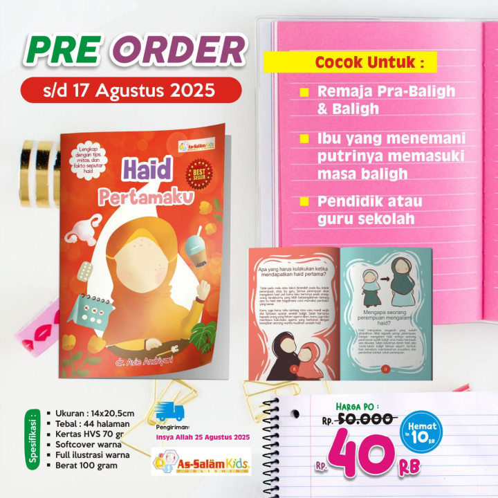 PO BUKU HAID PERTAMAKU 2025 