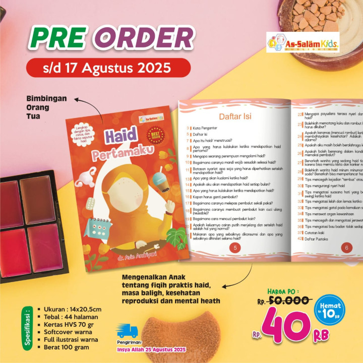 PO BUKU HAID PERTAMAKU 2025 
