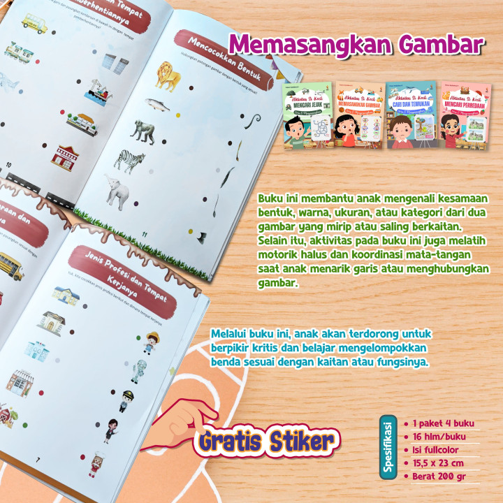 PO PAKET 4 BUKU AKTIVITAS SI KECIL - RANAH