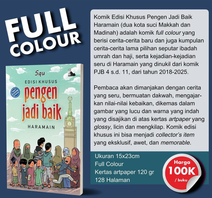 PO KOMIK EDISI KHUSUS PENGEN JADI BAIK HARAMAIN 