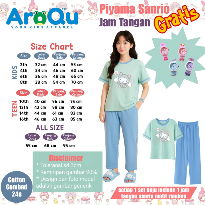 PO PIYAMA SANRIO BY AROQU