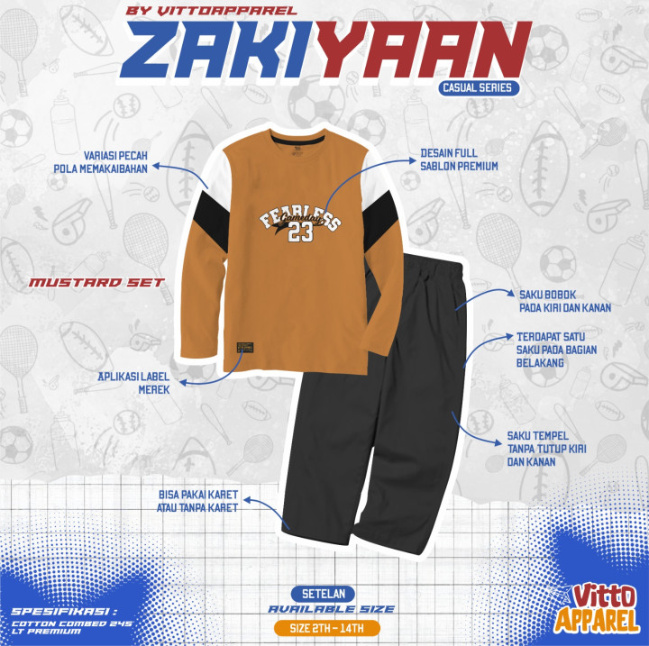PO SETELAN ANAK ZAKIYAAN BY VITTO APPAREL