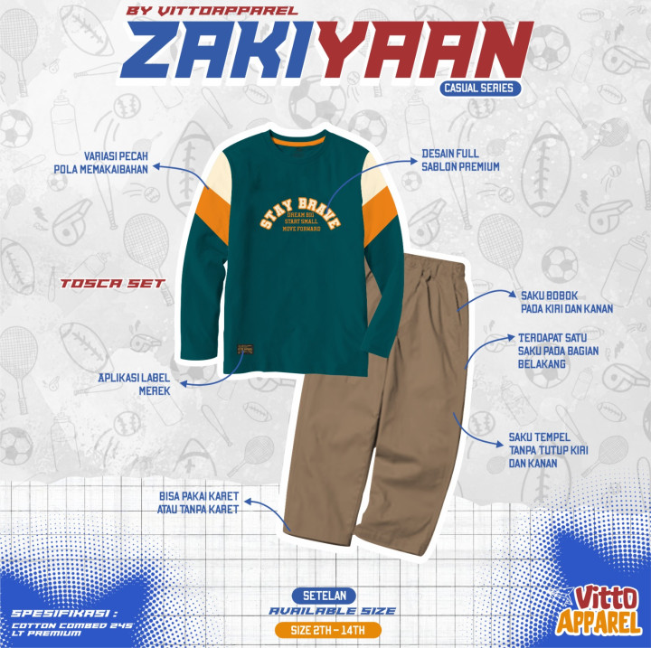 PO SETELAN ANAK ZAKIYAAN BY VITTO APPAREL
