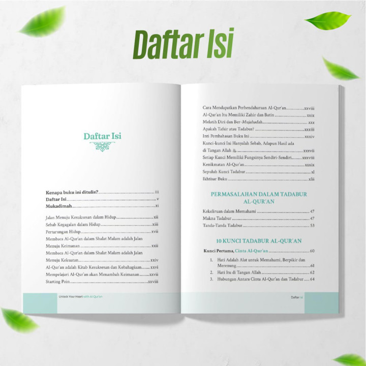 PO BUKU UNLOCK YOUR HEART WITH AL-QUR'AN