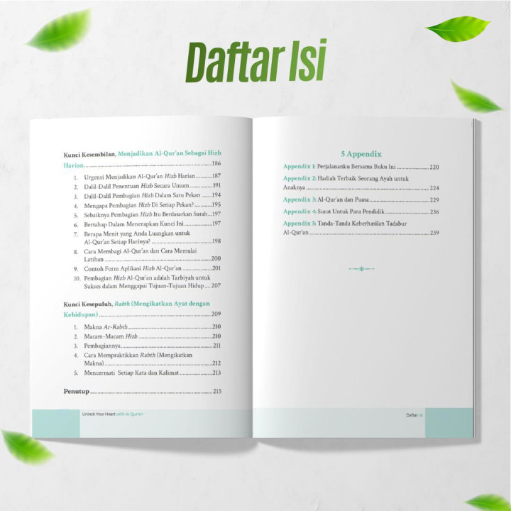 PO BUKU UNLOCK YOUR HEART WITH AL-QUR'AN