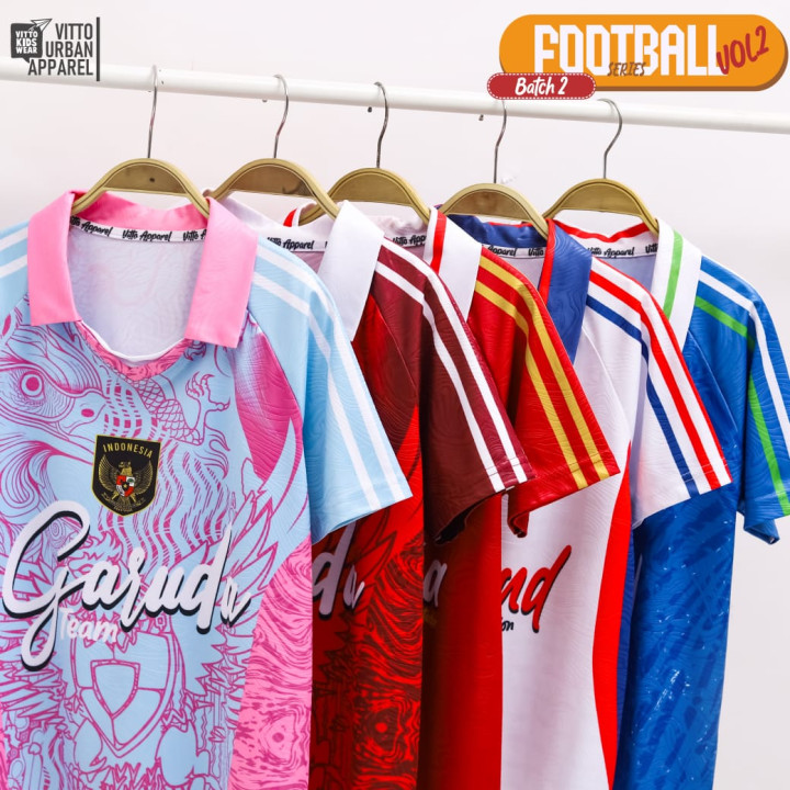 FOOTBALL SERIES CUSTOM NAMA DAN NO PUNGGUNG (KIDS) BY VITTO EXPLORE