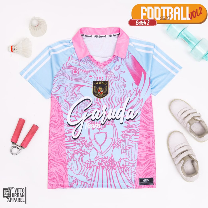 FOOTBALL SERIES CUSTOM NAMA DAN NO PUNGGUNG (KIDS) BY VITTO EXPLORE