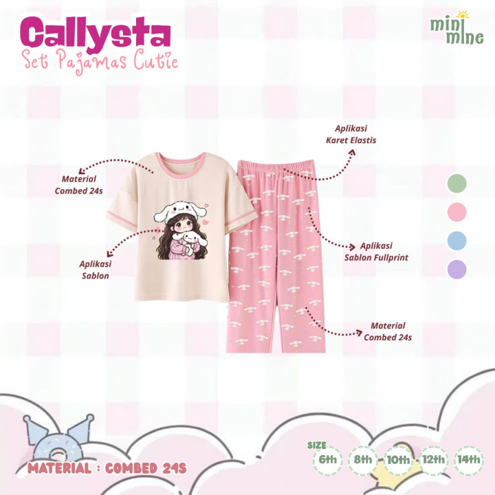 CALLYSTA SET PAJAMAS CUTIE BY MINI MINE
