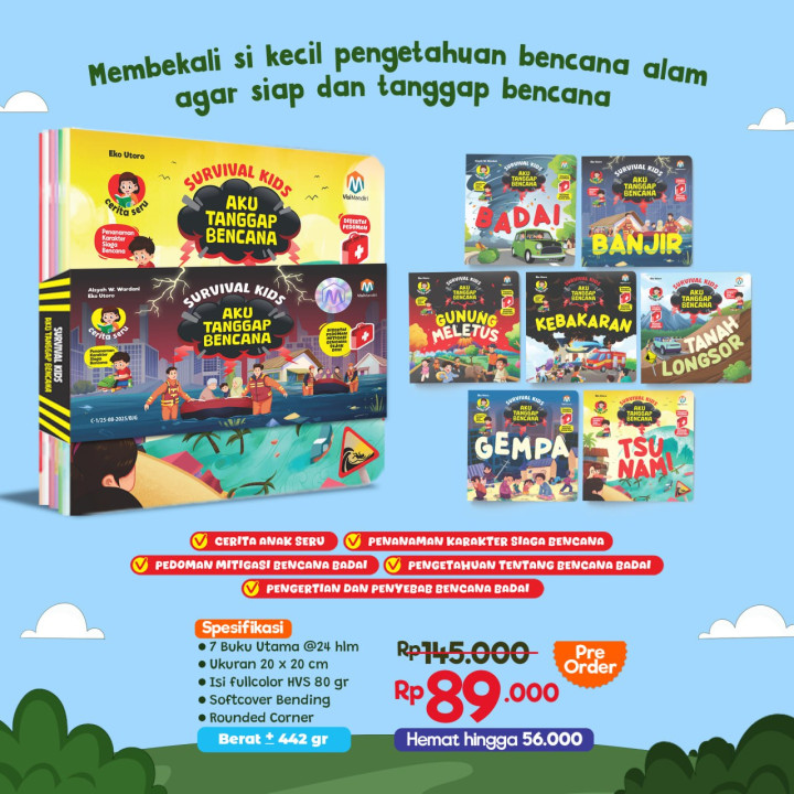 PO BUKU SURVIVAL KIDS AKU TANGGAP BENCANA BY ZIYAD
