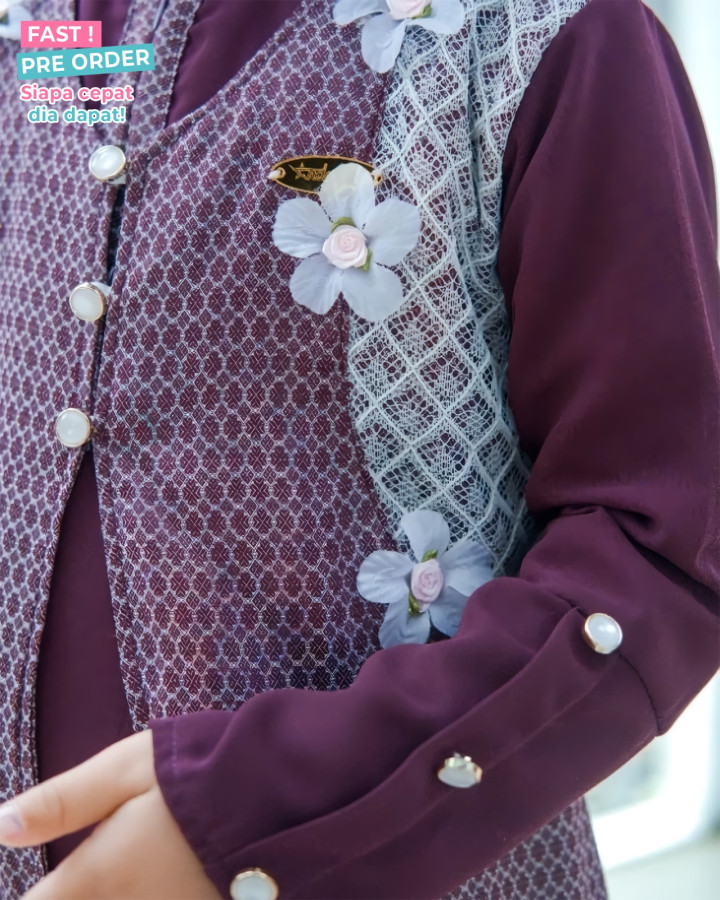 FAST PO ZUNAIRA GAMIS SET KHIMAR