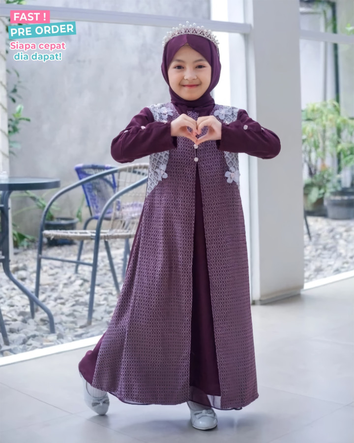 FAST PO ZUNAIRA GAMIS SET KHIMAR
