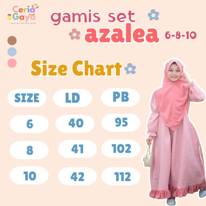 PO GAMIS SET AZALEA BY CERIA GAYA