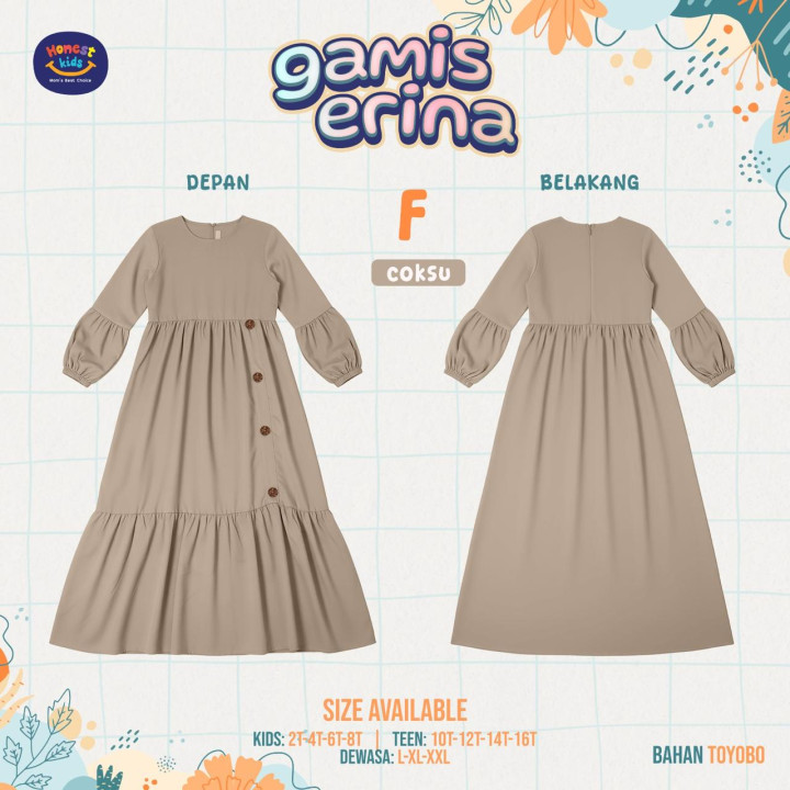 PO GAMIS ERINA BY HONES KIDS