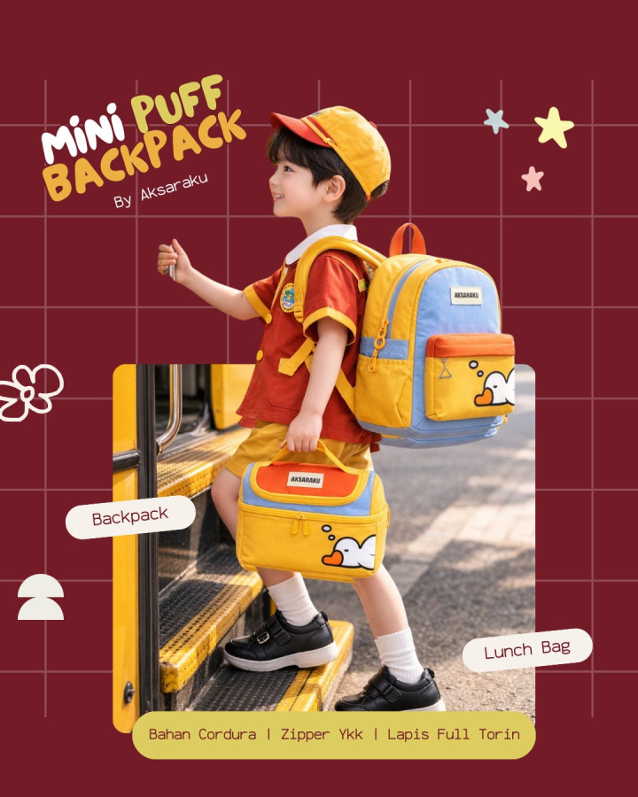 PO MINI PUFF BACKPACK BY AKSARAKU