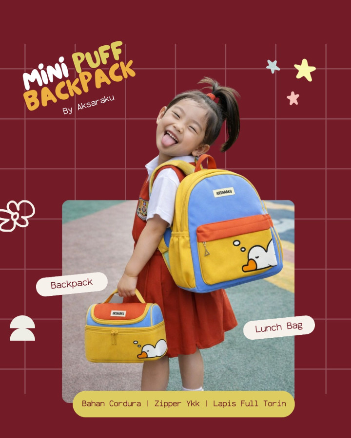 PO MINI PUFF BACKPACK BY AKSARAKU