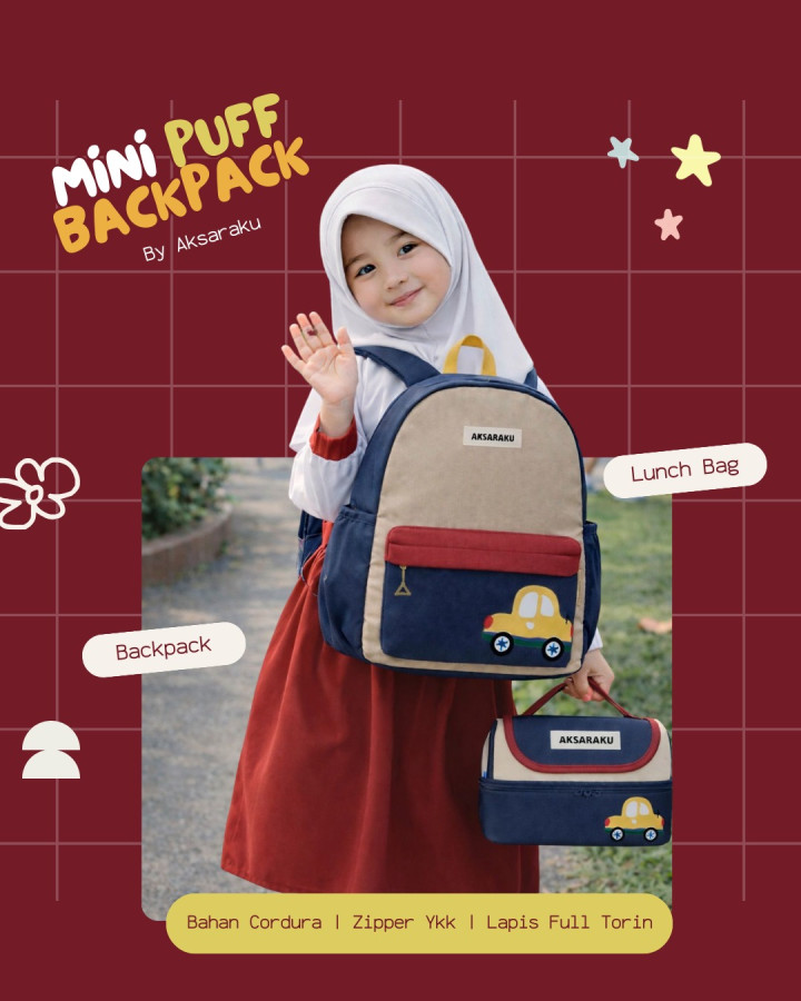 PO MINI PUFF BACKPACK BY AKSARAKU