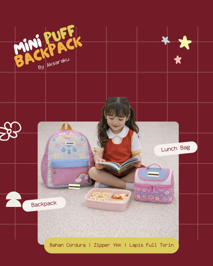 PO MINI PUFF BACKPACK BY AKSARAKU