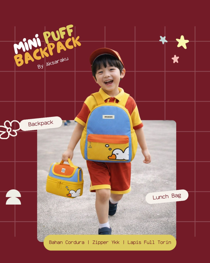 PO MINI PUFF BACKPACK BY AKSARAKU