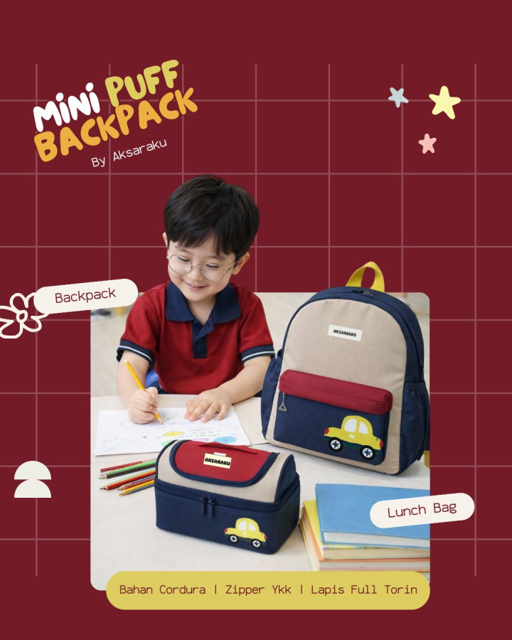 PO MINI PUFF BACKPACK BY AKSARAKU