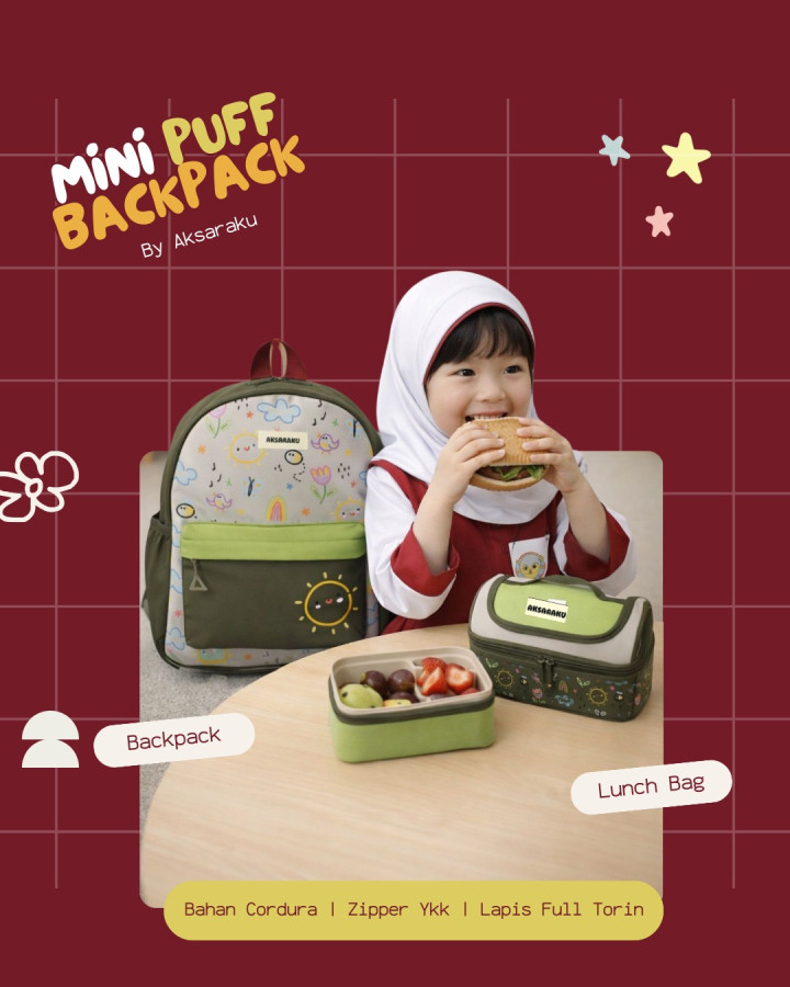 PO MINI PUFF BACKPACK BY AKSARAKU