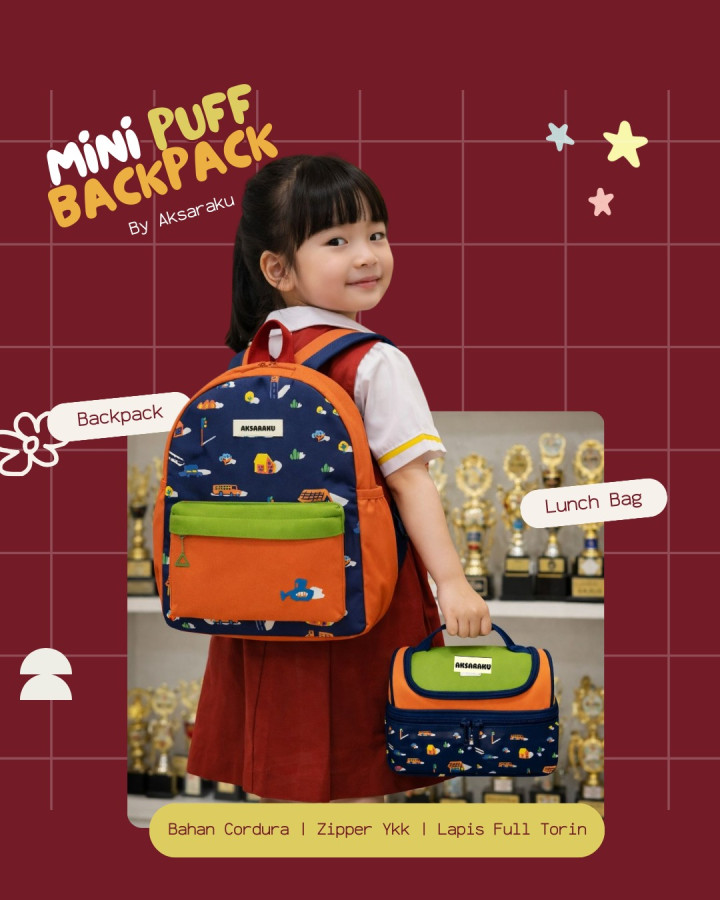 PO MINI PUFF BACKPACK BY AKSARAKU
