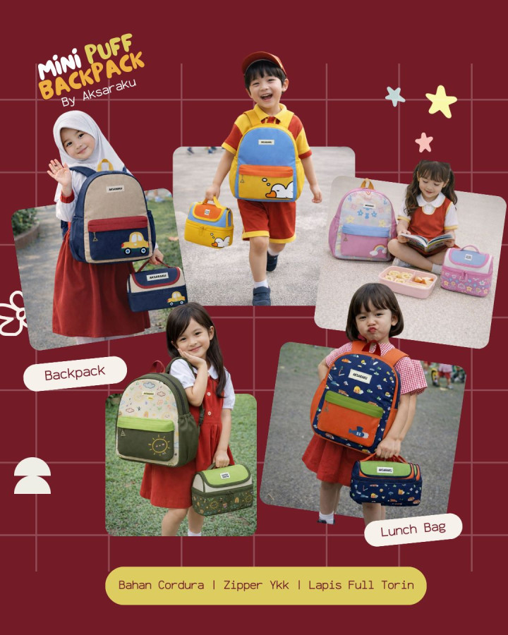 PO MINI PUFF BACKPACK BY AKSARAKU