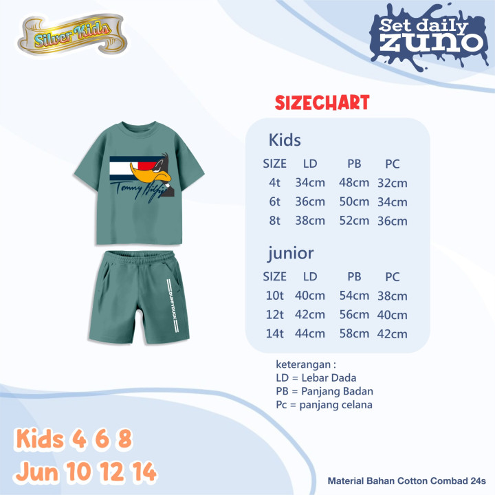 PO SET ZUNO BY SILVER KIDS
