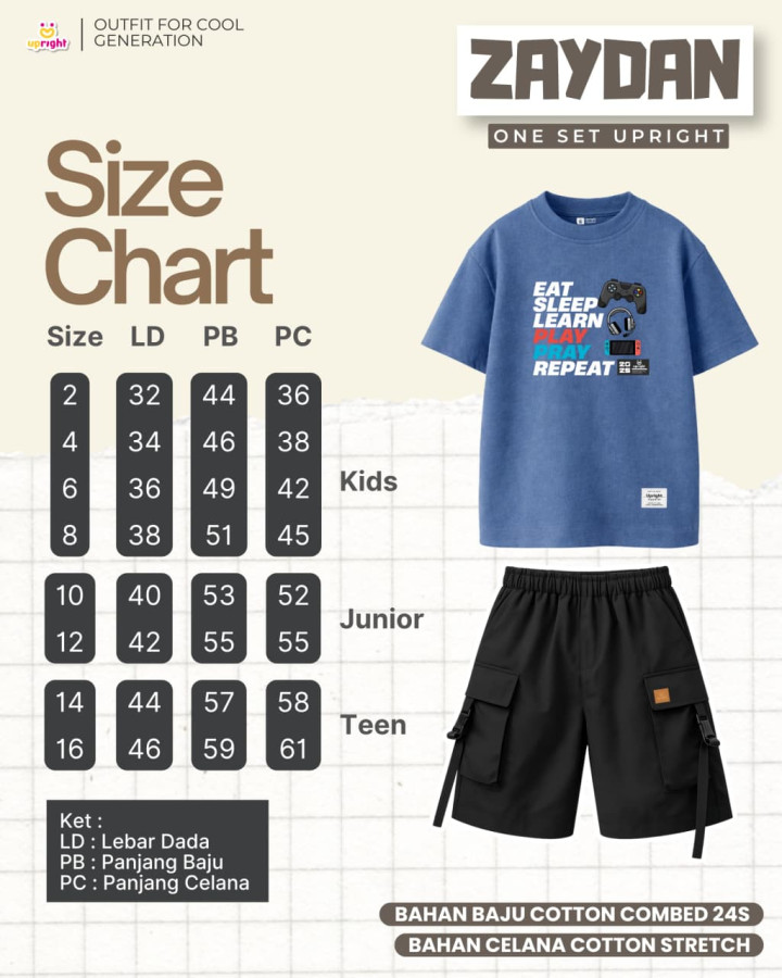 PO ZAYDAN SET BY UPRIGHT
