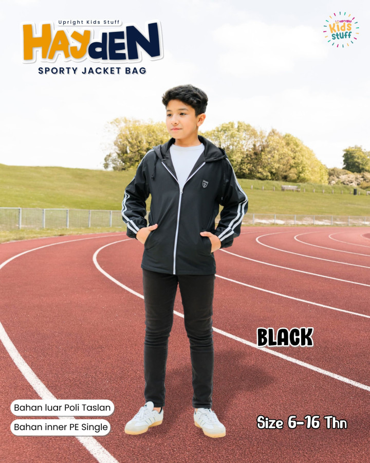 PO TEEN & ADULT HAYDEN SPORTY JACKET BY UPRIGHT BAG BY UPRIGHT