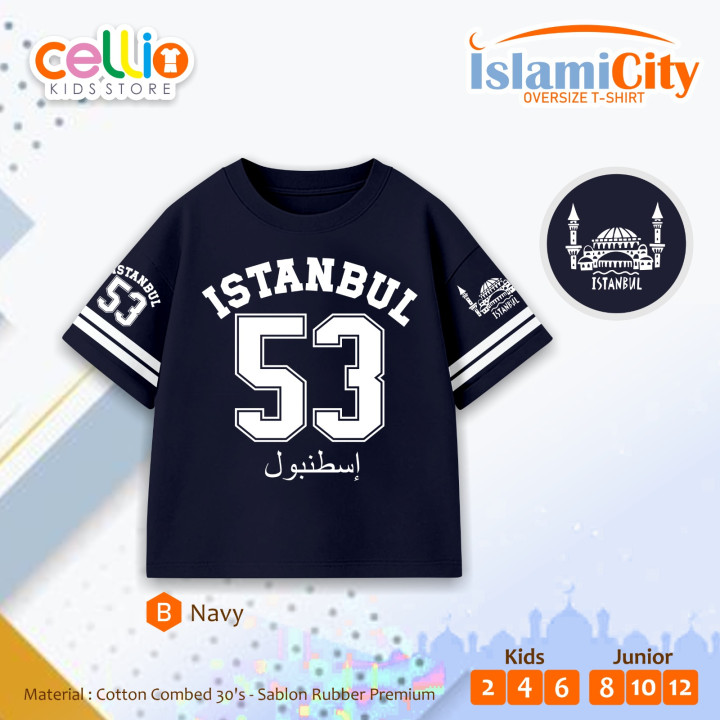 PO CELLIO TSHIRT OVERSIZE ISLAMI CITY
