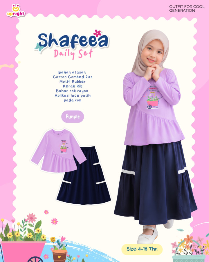 PO SHAFEEA DAILY SET BY UPRIGHT 