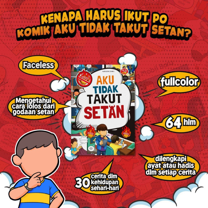 PO KOMIK “AKU TIDAK TAKUT SETAN