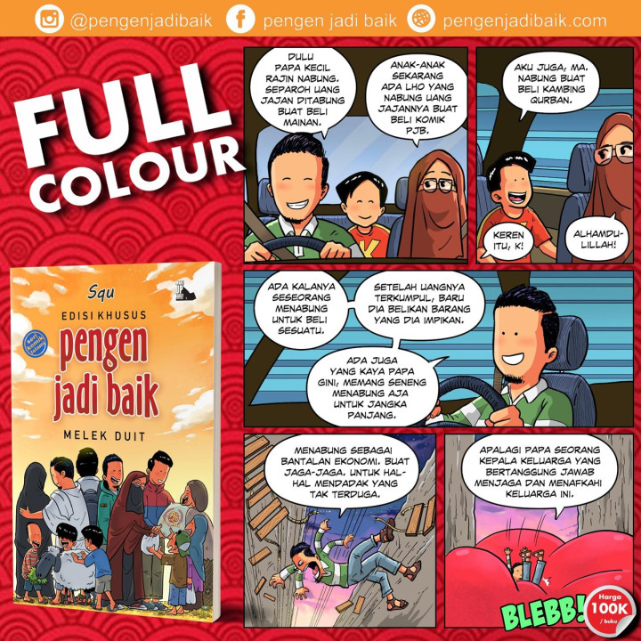 PO KOMIK EDISI KHUSUS PENGEN JADI BAIK MELEK DUIT