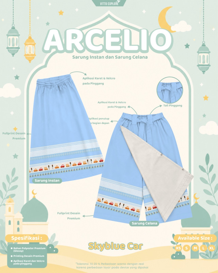 PO ARCELIO SARUNG INSTAN DAN SARUNG CELANA BY VITTO EXPLORE