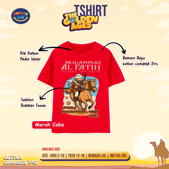 PO T-SHIRT THE GOLDEN AGES SERIES (KIDS & TEN) BY HONESTKIDS