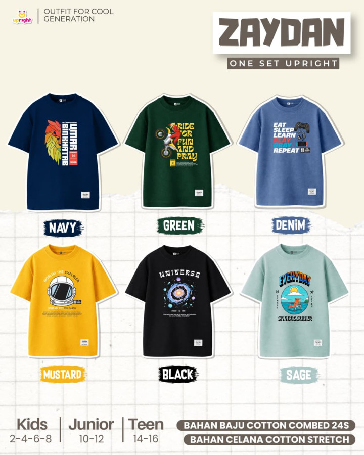 PO ZAYDAN TSHIRT BY UPRIGHT