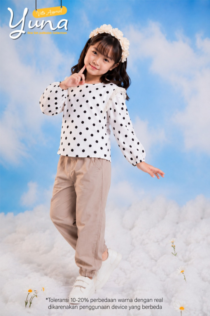 PO YUNA ONE-SET POLKADOT BY VITTO APPAREL
