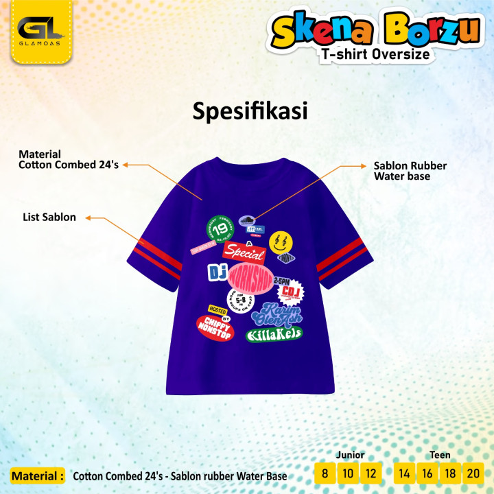 PO TSHIRT SKENA BORZU BY GLAMOAS